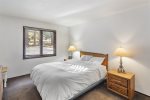 Mammoth Lakes Vacation Rental Wildflower 59 - Master Bedroom with 1 Queen Bed